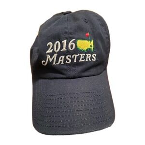 The Masters Golf Hat 2016 American Needle‎ Strapback Blue 100% Cotton Preppy